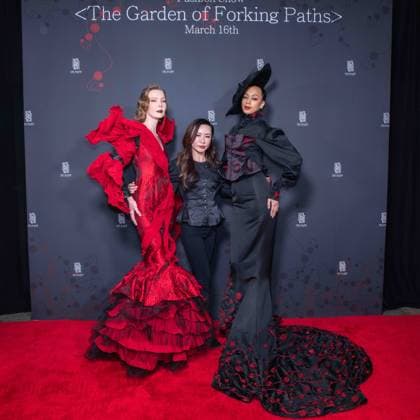 March 16, 2025, Los Angeles, California, USA: The Garden of Forking Paths Spring Fashion Show by SELENEE at the Neue House in Los Angeles, California on March 16, 2025. Los Angeles USA - ZUMAw213 20250316_zep_w213_036 Copyright: xClutchxPocketsxWamblix