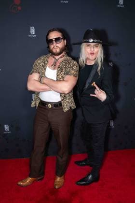 March 16, 2025, Los Angeles, California, USA: MIKHAIL GABRIEL and RANDY MCDAMIEN at The Garden of Forking Paths Spring Fashion Show by SELENEE at the Neue House in Los Angeles, California on March 16, 2025. Los Angeles USA - ZUMAw213 20250316_zep_w213_040 Copyright: xClutchxPocketsxWamblix