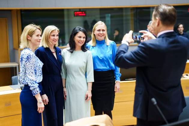 News Themen der Woche KW12 News Bilder des Tages Annalena Baerbock (Buendnis 90 Die Gruenen), Bundesaussenministerin beim Rat für Auswaertige Angelegenheiten ( RfAB ) in Bruessel, 17.03.2025. Fotografiert im Auftrag des Auswaertigen Amtes. Bruessel Belgien *** Annalena Baerbock Buendnis 90 Die Gruenen , Federal Foreign Minister at the Foreign Affairs Council RfAB in Brussels, 17 03 2025 Photographed on behalf of the Foreign Office Brussels Belgium Copyright: xDominikxButzmann AAx