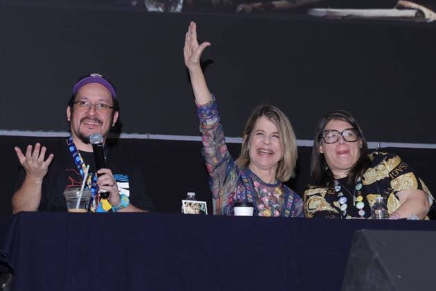 March 16, 2025, Mexico City, Ciudad de Mexico, Mexico: Actress Linda Hamilton attends a press conference for La Mole 2025, comics convention and cosplayers at Mexico City World Trade Center. on March 16, 2025 in Mexico City, Mexico. Mexico City Mexico - ZUMAe321 20250316_zea_e321_013 Copyright: xYamakxPereax
