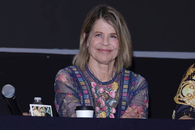March 16, 2025, Mexico City, Ciudad de Mexico, Mexico: Actress Linda Hamilton attends a press conference for La Mole 2025, comics convention and cosplayers at Mexico City World Trade Center. on March 16, 2025 in Mexico City, Mexico. Mexico City Mexico - ZUMAe321 20250316_zea_e321_016 Copyright: xYamakxPereax