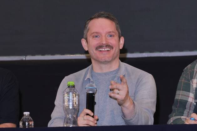 March 16, 2025, Mexico City, Ciudad de Mexico, Mexico: Actor Elijah Wood attends a press conference for La Mole 2025, comics convention and cosplayers at Mexico City World Trade Center. on March 16, 2025 in Mexico City, Mexico. Mexico City Mexico - ZUMAe321 20250316_zea_e321_018 Copyright: xYamakxPereax