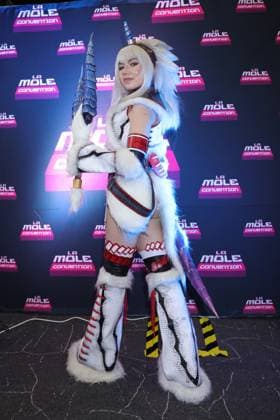 La Mole Convention 2025 - Day 3 The cosplayer Daniss Doll poses for photos during La Mole 2025, comics convention and cosplayers at Mexico City World Trade Center. on March 16, 2025 in Mexico City, Mexico. (Photo by Yamak Perea Eyepix Group) Copyright: xYamakxPerea xEyepixxGroupx YP_17032025_147572
