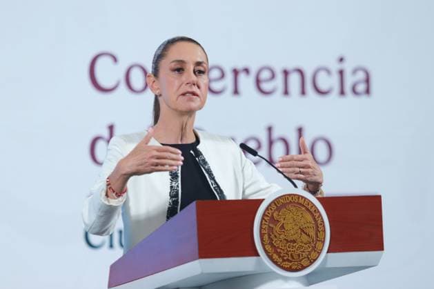 MexicoÃ¢â‚¬â ¢s President, Claudia Sheinbaum Pardo speaks during a news conference about the electoral process of the Judiciary will be for June 1, 2025. at the National Palace. on March 19, 2025 in Mexico City, Mexico. Mexico City Mexico - ZUMAe321 20250319_zia_e321_018 Copyright: xCarlosxSantiagox