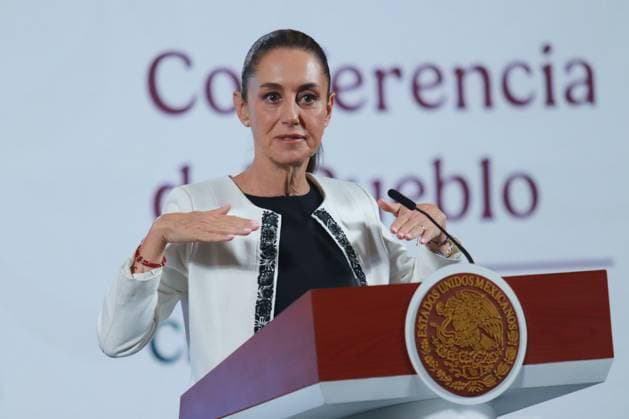 MexicoÃ¢â‚¬â ¢s President, Claudia Sheinbaum Pardo speaks during a news conference about the electoral process of the Judiciary will be for June 1, 2025. at the National Palace. on March 19, 2025 in Mexico City, Mexico. Mexico City Mexico - ZUMAe321 20250319_zia_e321_029 Copyright: xCarlosxSantiagox