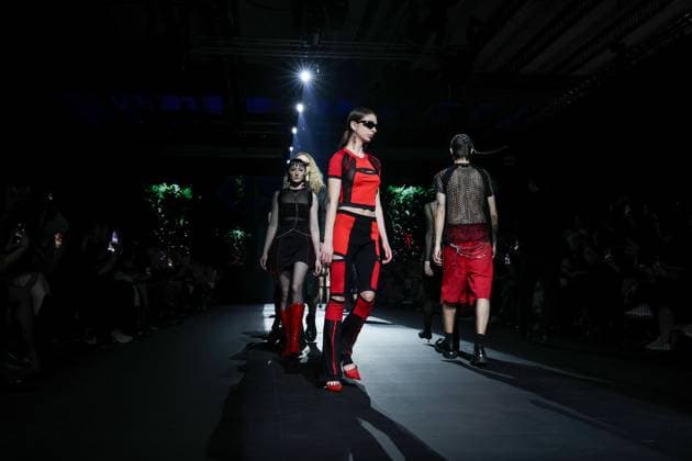 Bipa fashion show Models during a fashion show Helen Kelen at the Bipa fashion event in Zagreb, March 20, 2025, Croatia Photo; Matija Habljak PIXSELL  MatijaxHabljak PIXSELL