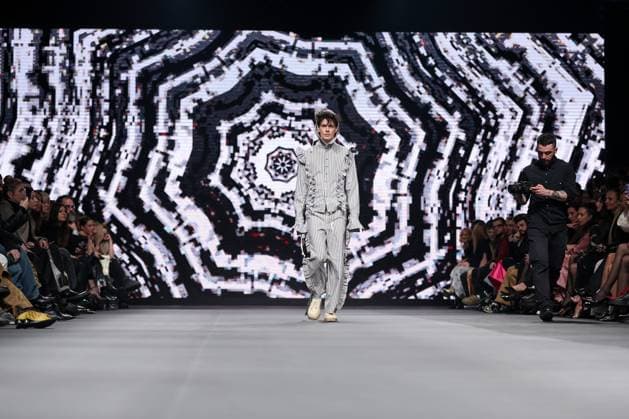 Bipa fashion show Models during a fashion show Vicko Racetin at the Bipa fashion event in Zagreb, March 20, 2025, Croatia Photo; Matija Habljak PIXSELL  MatijaxHabljak PIXSELL