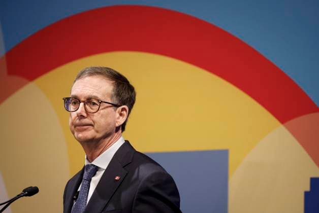 March 20, 2025, Calgary, Ab, CANADA: Governor of the Bank of Canada Tiff Macklem, delivers a speech on monetary policy at a Calgary Economic Development event in Calgary, Alta., Thursday, March 20, 2025. Calgary CANADA  - ZUMAc35_ 20250320_zaf_c35_051 Copyright: xJeffxMcintoshx