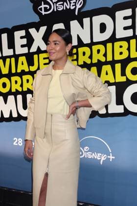 March 21, 2025, Mexico City, Ciudad de Mexico, Mexico: Mabel Cadena attends the red carpet for Alexander and the Terrible, Horrible, No Good, Very Bad Road Trip film premiere at Sofitel Mexico City Reforma. on March 21, 2025 in Mexico City, Mexico. Mexico City Mexico - ZUMAe321 20250321_zea_e321_007 Copyright: xYamakxPereax