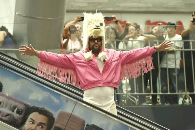 Bilder des Jahres 2025, Entertainment 03 März Minecraft Movie fan event at Cinepolis Toreo Parque Central Featuring: Jason Momoa Where: Naucalpan de Juarez, Mexico When: 22 Mar 2025 Credit: Carlos Tischler EyePix INSTARimages EDITORIAL USE ONLY. NOT FOR USE BY NEWSPAPERS BASED IN THE UK. Copyright: xx instar54618160