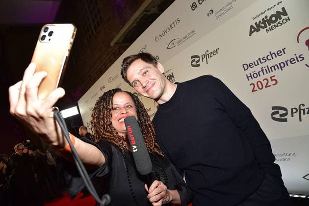 3 German Audio Film Award 2025 Jonas Nay of the band Pudeldame during the interview Selfi Arrival to the c in Berlin, on 25 03 2025 Photopress Mueller