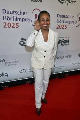 3 German Audio Film Award 2025 Awet Tesfasiesus, Member of Parliament, Alliance90 The Greens, Member of the Committee for Culture and Media, Member of the Jury Arrival at the c in Berlin, on 25 03 2025 Photopress Mueller