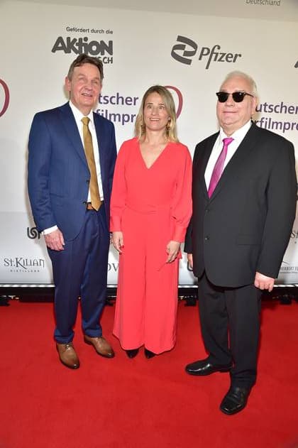 3 German Audio Film Award 2025 Andreas Bethke,Verena Bentele, Hans Werner Lange Arrival at the 23 German Audio Film Award in Berlin, on 25 03 2025 Photopress Mueller