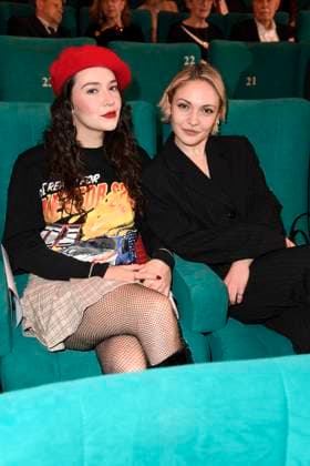 Julia Kelsch and Emma Nova at the German Audio Film Award ceremony on 25 03 2025 in Berlin German Audio Film Award 2025 in Berlin