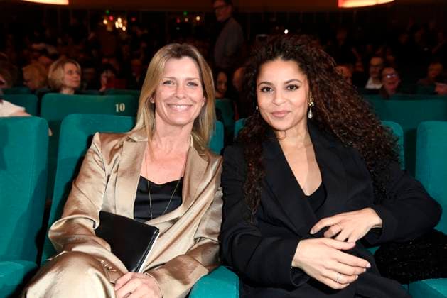 Valerie Niehaus and Patricia Meeden at the German Audio Film Award ceremony on 25 03 2025 in Berlin German Audio Film Award 2025 in Berlin
