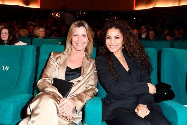 Valerie Niehaus and Patricia Meeden at the German Audio Film Award ceremony on 25 03 2025 in Berlin German Audio Film Award 2025 in Berlin