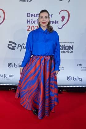 Nadine Heidenreich Guest arrival for the 23 German Audio Film Award 2025 at the Colosseum Filmtheater in Berlin on 25 02 2025 23 German Audio Film Award 2025