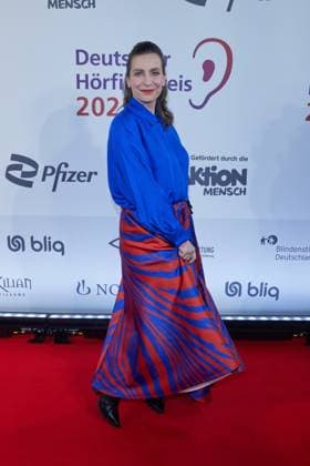 Nadine Heidenreich Guest arrival for the 23 German Audio Film Award 2025 at the Colosseum Filmtheater in Berlin on 25 02 2025 23 German Audio Film Award 2025