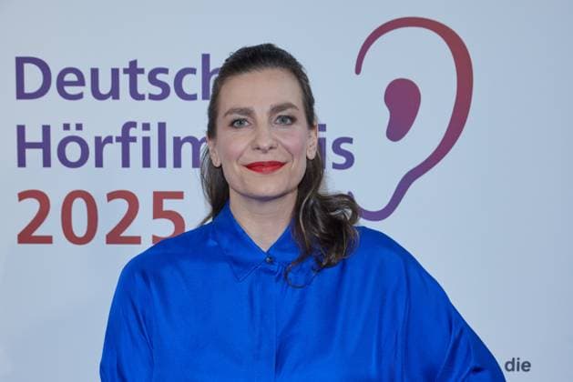 Nadine Heidenreich Guest arrival for the 23 German Audio Film Award 2025 at the Colosseum Filmtheater in Berlin on 25 02 2025 23 German Audio Film Award 2025