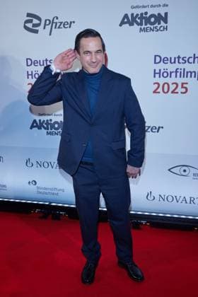 Soenke Moehring welcomes guests to the 23 German Audio Film Award 2025 at the Colosseum Filmtheater in Berlin on 25 02 2025 23 German Audio Film Award 2025