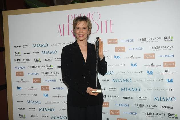 Rome, Palazzo Piacentini Mimit Aphrodite Award 2025 Rome, Palazzo Piacentini Mimit Aphrodite Award 2025, In the photo: Sonia Bergamasco Rome Italy  Copyright: xIPA ABACAx
