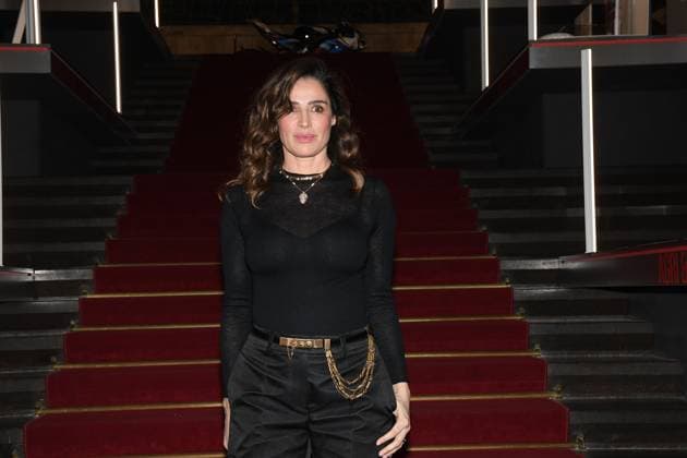 Rome, Italy: Rome, Palazzo Piacentini Mimit Aphrodite Award 2025, In the photo: Luisa Ranieri Rome Italy  - ZUMAp169 20250326_zea_p169_087 Copyright: xVincenzoxLandix