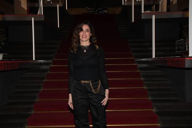 Rome, Italy: Rome, Palazzo Piacentini Mimit Aphrodite Award 2025, In the photo: Luisa Ranieri Rome Italy  - ZUMAp169 20250326_zea_p169_093 Copyright: xVincenzoxLandix