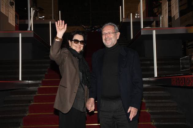 Rome, Italy: Rome, Palazzo Piacentini Mimit Aphrodite Award 2025, In the photo: Monica Guerritore Roberto Zaccaria Rome Italy  - ZUMAp169 20250326_zea_p169_118 Copyright: xVincenzoxLandix