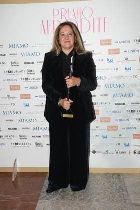 Rome, Italy: Rome, Palazzo Piacentini Mimit Aphrodite Award 2025, In the photo: Chiara Sbarigia Rome Italy  - ZUMAp169 20250326_zea_p169_161 Copyright: xVincenzoxLandix
