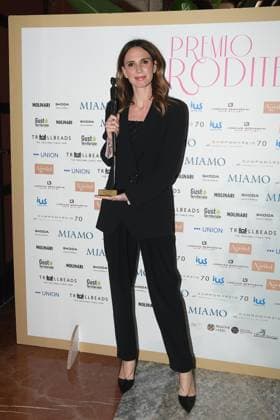 Rome, Italy: Rome, Palazzo Piacentini Mimit Aphrodite Award 2025, In the photo: Emanuela Fanelli Rome Italy  - ZUMAp169 20250326_zea_p169_164 Copyright: xVincenzoxLandix