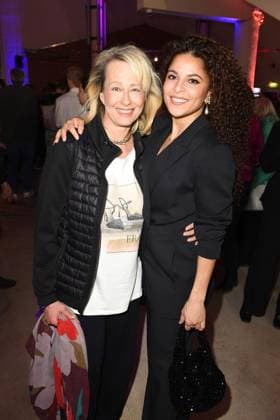 Debora Weigert and Patricia Meeden at the German Audio Film Award ceremony on 25 03 2025 in Berlin German Audio Film Award 2025 in Berlin