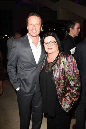 Roman Knizka and his mother Christina Knizka at the German Audio Film Award ceremony on 25 03 2025 in Berlin German Audio Film Award 2025 in Berlin