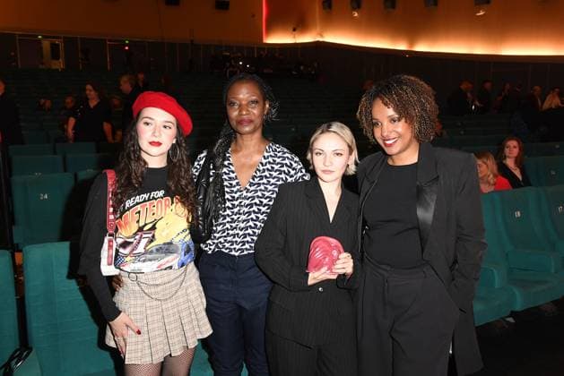 Julia Kelsch, Sheri Hagen, Emma Nova and Benita Bailey at the German Audio Film Award ceremony on 25 March 2025 in Berlin German Audio Film Award 2025 in Berlin
