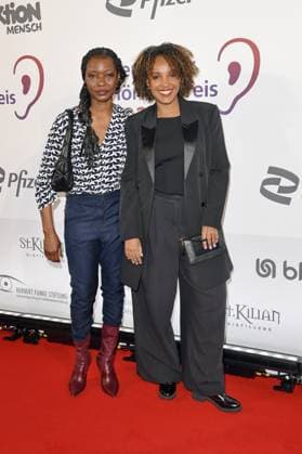 Sheri Hagen and Benita Sarah Bailey at the 23 GERMAN HEARING FILM AWARD 2025 at the Filmtheater Colosseum in Berlin on 25 03 2025