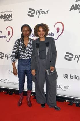 Sheri Hagen and Benita Sarah Bailey at the 23 GERMAN HEARING FILM AWARD 2025 at the Filmtheater Colosseum in Berlin on 25 03 2025