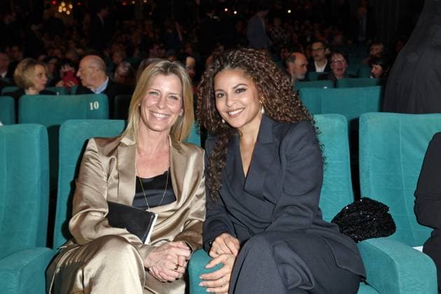 Valerie Niehaus and Patricia Meeden at the 23 GERMAN HEARING FILM AWARD 2025 at the Colosseum Filmtheater in Berlin on 25 03 2025