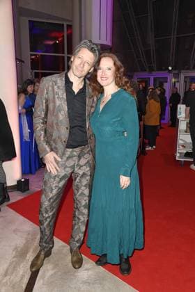 Lovis Willenberg and Deborah Kaufmann at the 23 GERMAN HEARING FILM AWARD 2025 at the Colosseum Filmtheater in Berlin on 25 03 2025