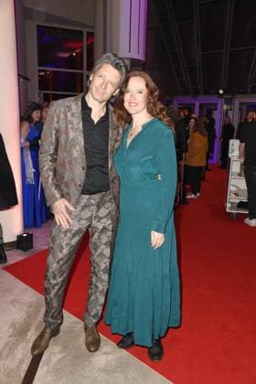 Lovis Willenberg and Deborah Kaufmann at the 23 GERMAN HEARING FILM AWARD 2025 at the Colosseum Filmtheater in Berlin on 25 03 2025