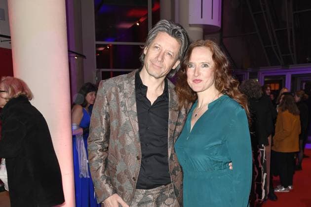 Lovis Willenberg and Deborah Kaufmann at the 23 GERMAN HEARING FILM AWARD 2025 at the Colosseum Filmtheater in Berlin on 25 03 2025