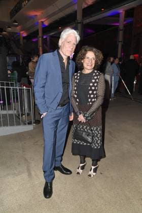 Philippe Brenninkmeyer and Adriana Altaras at the 23 GERMAN HEARING FILM AWARD 2025 at the Filmtheater Colosseum in Berlin on 25 03 2025