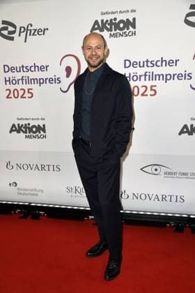 Moritz Fuehrmann at the 23 GERMAN HEARING FILM AWARD 2025 at the Filmtheater Colosseum in Berlin on 25 03 2025