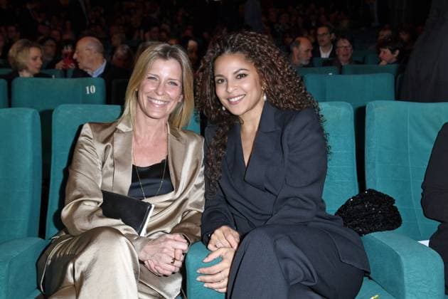 Valerie Niehaus and Patricia Meeden at the 23 GERMAN HEARING FILM AWARD 2025 at the Colosseum Filmtheater in Berlin on 25 03 2025