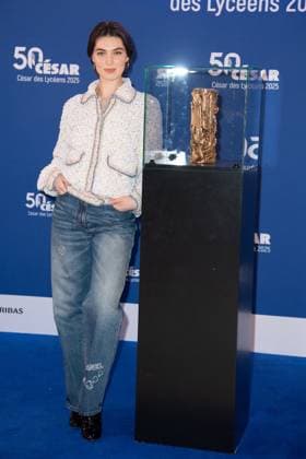 Cesar Des Lyceens 2025 Anamaria Vartolomei attending the Le Comte De Monte-Christo - Cesar Des Lyceens 2025 at La Sorbonne University in Paris, France on March 26, 2025. Photo by Aurore Marechal ABACAPRESS.COM Paris France  Copyright: xMarechalxAurore ABACAx