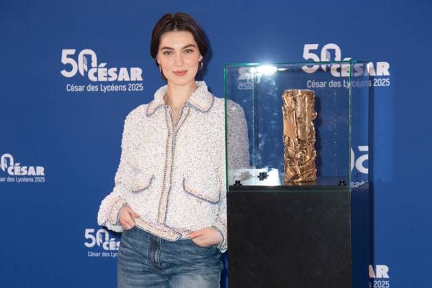 Cesar Des Lyceens 2025 Anamaria Vartolomei attending the Le Comte De Monte-Christo - Cesar Des Lyceens 2025 at La Sorbonne University in Paris, France on March 26, 2025. Photo by Aurore Marechal ABACAPRESS.COM Paris France  Copyright: xMarechalxAurore ABACAx