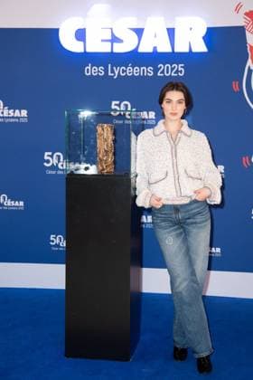 Cesar Des Lyceens 2025 Anamaria Vartolomei attending the Le Comte De Monte-Christo - Cesar Des Lyceens 2025 at La Sorbonne University in Paris, France on March 26, 2025. Photo by Aurore Marechal ABACAPRESS.COM Paris France  Copyright: xMarechalxAurore ABACAx