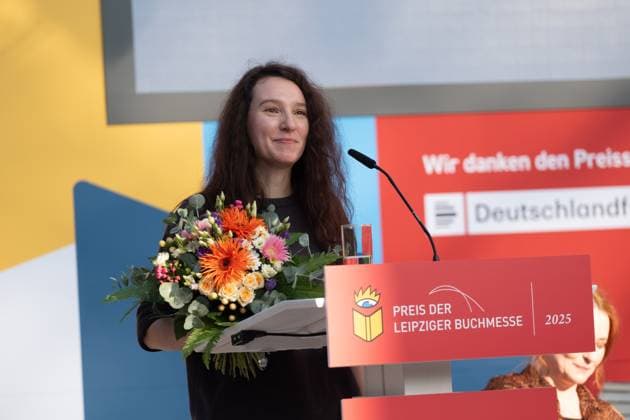 Award ceremony of the Leipzig Book Fair Prize Winner Non-Fiction Irina Rastorgueva Leipzig Book Fair 2025 Day 1