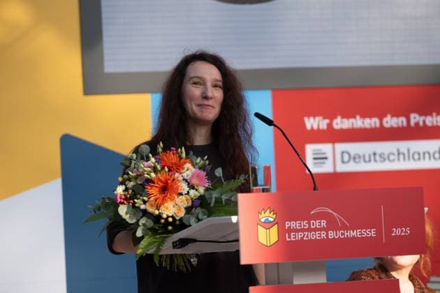 Award ceremony of the Leipzig Book Fair Prize Winner Non-Fiction Irina Rastorgueva Leipzig Book Fair 2025 Day 1