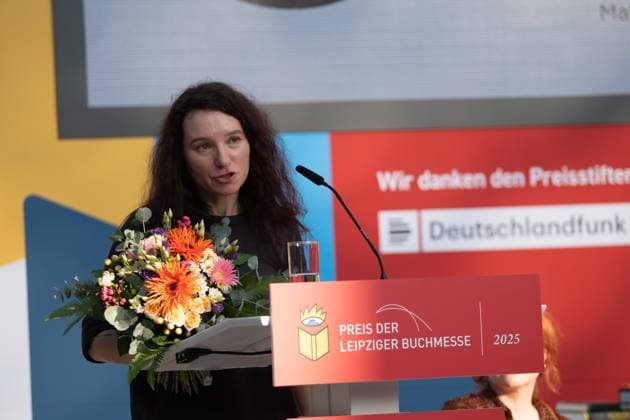 Award ceremony of the Leipzig Book Fair Prize Winner Non-Fiction Irina Rastorgueva Leipzig Book Fair 2025 Day 1