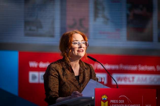 Leipzig Book Fair At the new fair, 2,040 exhibitors from 45 countries will present this years new products The fairs motto this year is Words move worlds This years guest country is Norway Award ceremony of the Leipzig Book Fair 2025 Moderator Katrin Schumacher Leipzig Saxony Germany