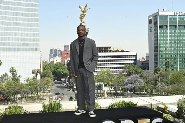 Sinners photocall at Angel of Independence Featuring: Miles Caton Where: Mexico City, Mexico When: 30 Mar 2025 Credit: Carlos Tischler EyePix INSTARimages EDITORIAL USE ONLY. NOT FOR USE BY NEWSPAPERS BASED IN THE UK. Copyright: xx instar54634682